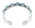 Native American Navajo Turquoise Sterling Silver Cuff Bracelet JX130579